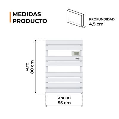 TOALLERO ELÉCTRICO PLANO ANWO FLB.500 500W C/WIFI